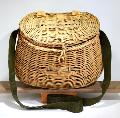 Vintage woven wicker fly - vintage,